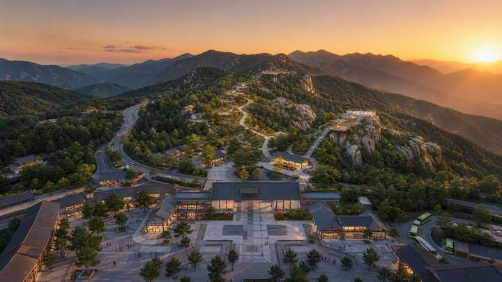 泰山景区旅游规划更新方案鸟瞰图二